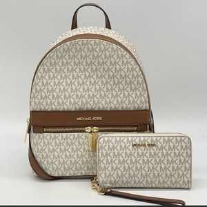 Michael Kors Medium Kenly Backpack & Phone Case Wallet
